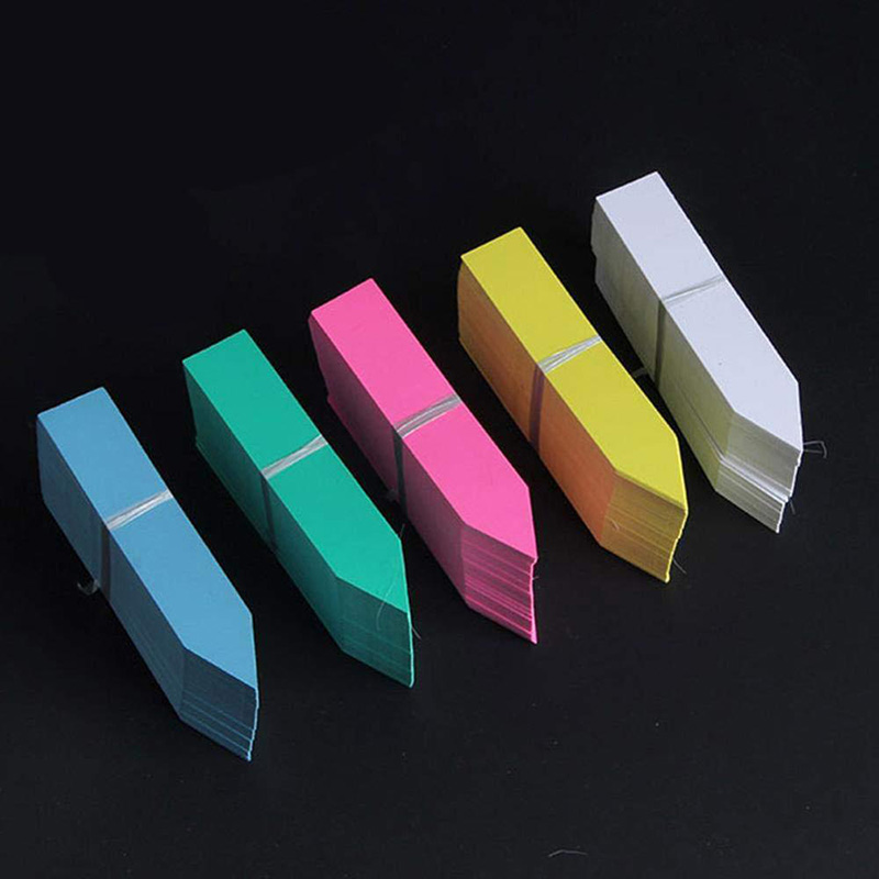 100pz etichette per piante in plastica etichette per piante da giardino marcatori per vivai vasi da fiori etichette per piantine vassoio marchio strumenti accessori da giardino