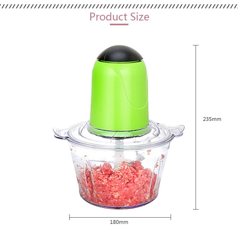 Multifunctionele Huishoudelijke Elektrische Vleesmolen 4 Roestvrijstalen Messen Vleesmolen Grinder Thuis Food Processor Mixer Fruit Blender