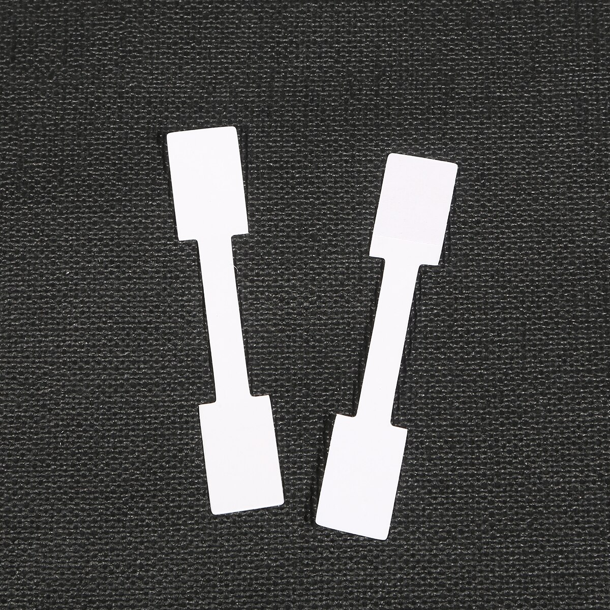 100pcs Square Circle White Paper Jewelry Display Card Labels Ring Sticker Hangtag Blank Paper Price Tag Labels Packaging