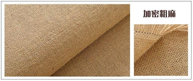 Goede 1 meter X 160 cm Jute Tafelloper Jute Stof Voor Jute Stoel Sjerpen Jute Lint Hessische DIY supply: 3
