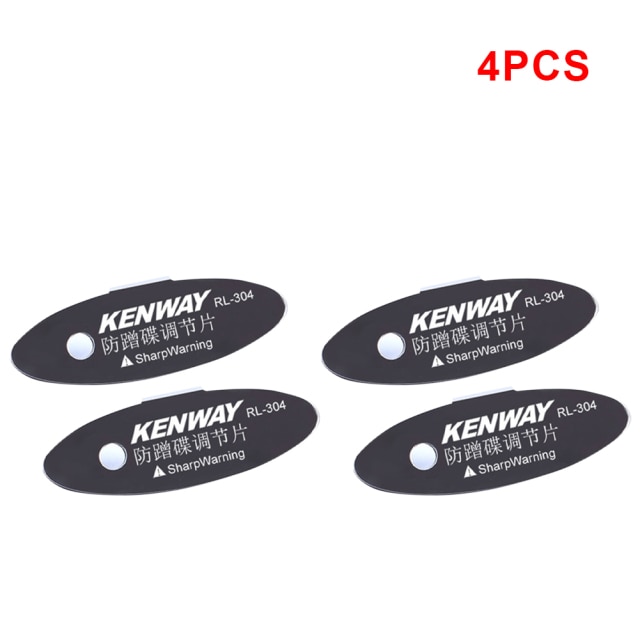 1/2/4/6Pcs Mtb Disc Remblokken Rvs Aanpassen Tool Schijfrem Spacer Pads rotor Uitlijning Gereedschappen Fiets Accessoires: 4pcs