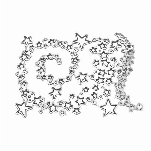 Ster Stansmessen Voor Kerst Wenskaart Maken Stencil Scrapbooking Drukken Ambachten Die Cuts Voor Diy Decoraties