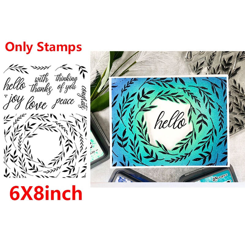 Bébé garçons filles animaux lucioles arbres Oecan scènes Phrases clair timbres matrices de découpe pour bricolage Scrapbooking artisanat cartes: Picture 11 / Only Stamps