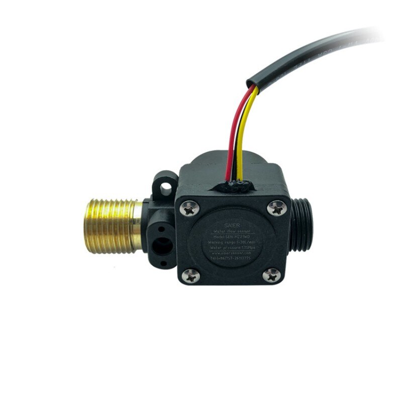 Sai Shenger nylon water flow sensor, water heater with Hall principle pulse signal output flow meter