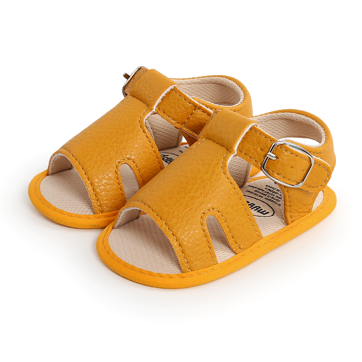 Sandales antidérapantes en toile PU pour bébés de 0 à 18 mois, baskets d'été à la pour garçons, chaussures pour bébés de 0 à 18 mois,: 4 / 12cm