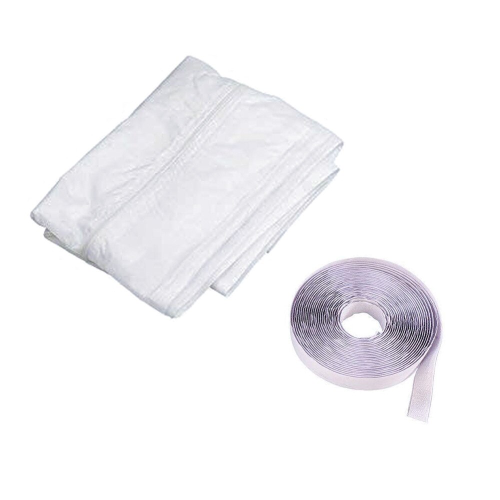 Luftlås vindusforsegling klutplate klimaanlegg hvitt universelt hjem fleksibelt vanntett mykt brett for mobil klimaanlegg