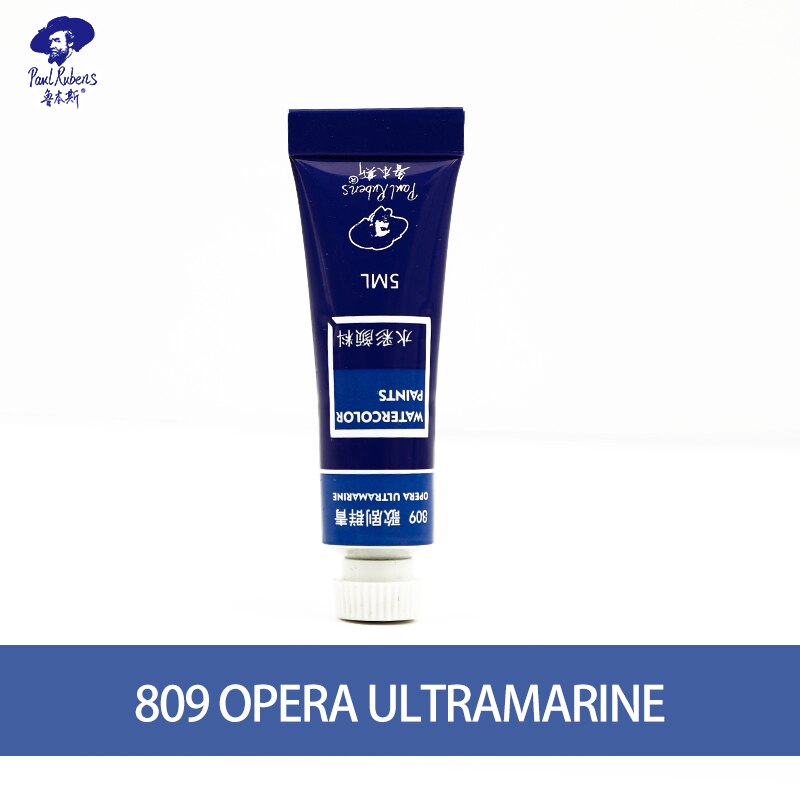Officiële paul rubens 5ml aquareltubes 1 st operaserie fluorescerende kleuren kunstleverancier voor studenten en beginners: Opera ultramarijn