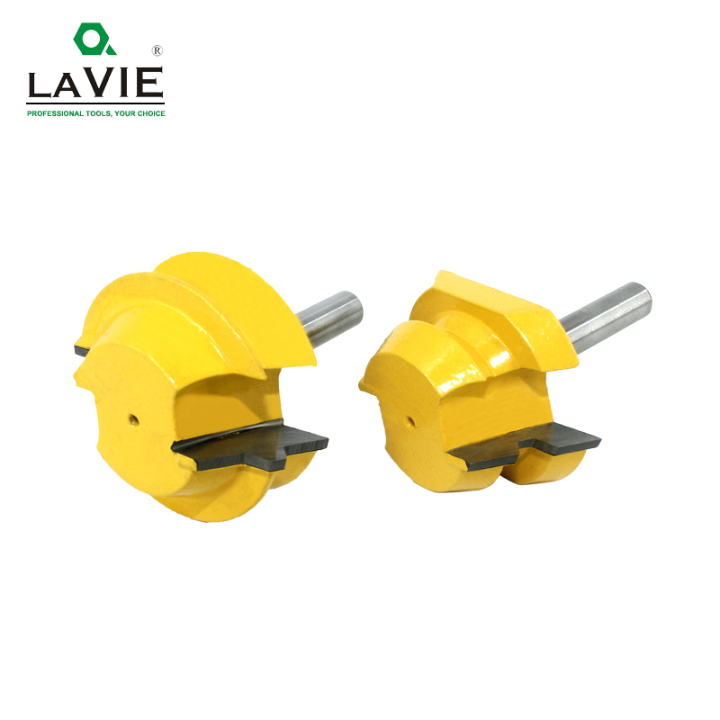 LAVIE 2 stuks 8mm Schacht Lock Mijter Tenon Router Bits 22.5 Graden Lijm Joinery Frees Set voor Hout houtwerk Cutter MC02065