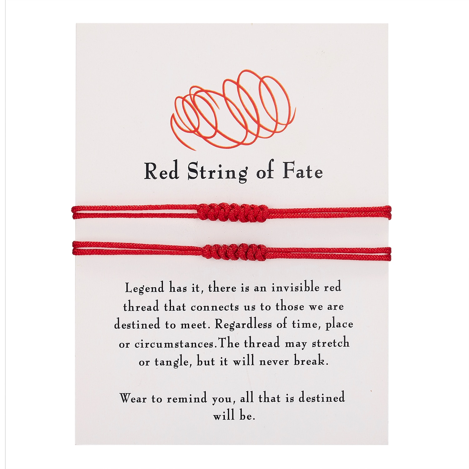 Pulseras de cuerda roja de la suerte hechas a mano, 7 nudos, protección, amuleto del destino, buena suerte, éxito, prosperidad, joyería de la amistad para pareja: B-2pcs