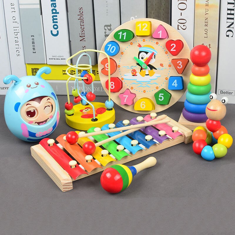 Baby Puzzle Early Education Infant Toys Boys and Girls Multiple Styles 0-3 Years Old