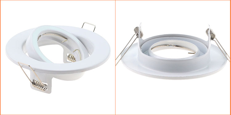 Spot led downlight justerbar hvid profil mini 6w gu10 pærer indbygget spotlight til hjemmet indendørs