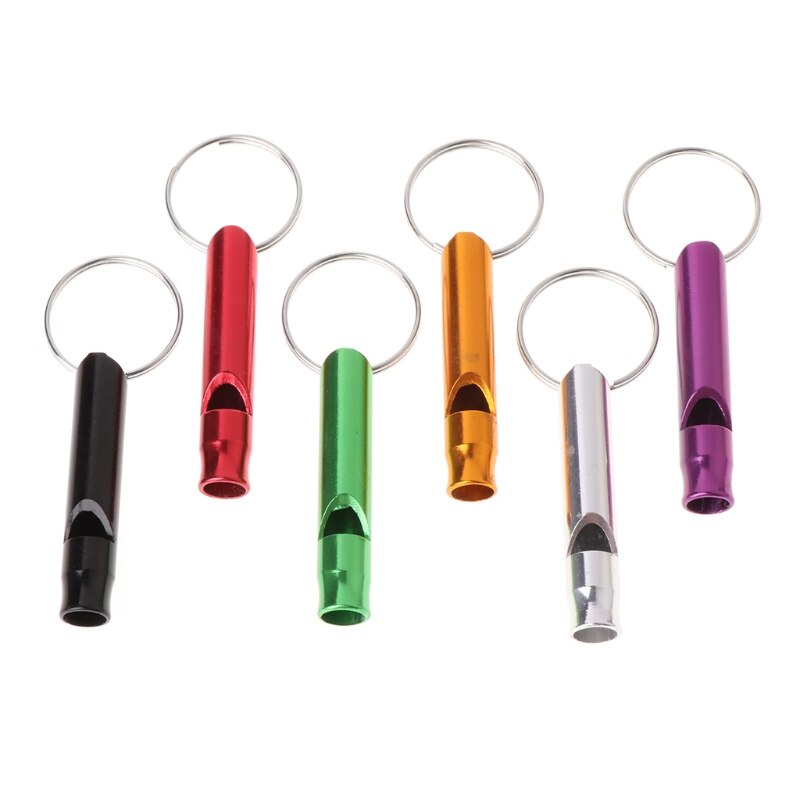 Pet Training Whistle Honden Puppy Sound Draagbare Fluit Aluminium Willekeurige Kleur: Default Title