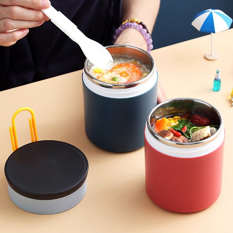 450ML Leck Beweis Heißer Kalte Speisen Jar, Edelstahl Lebensmittel Thermos für Kinder, Food Suppe Container, Food Jar
