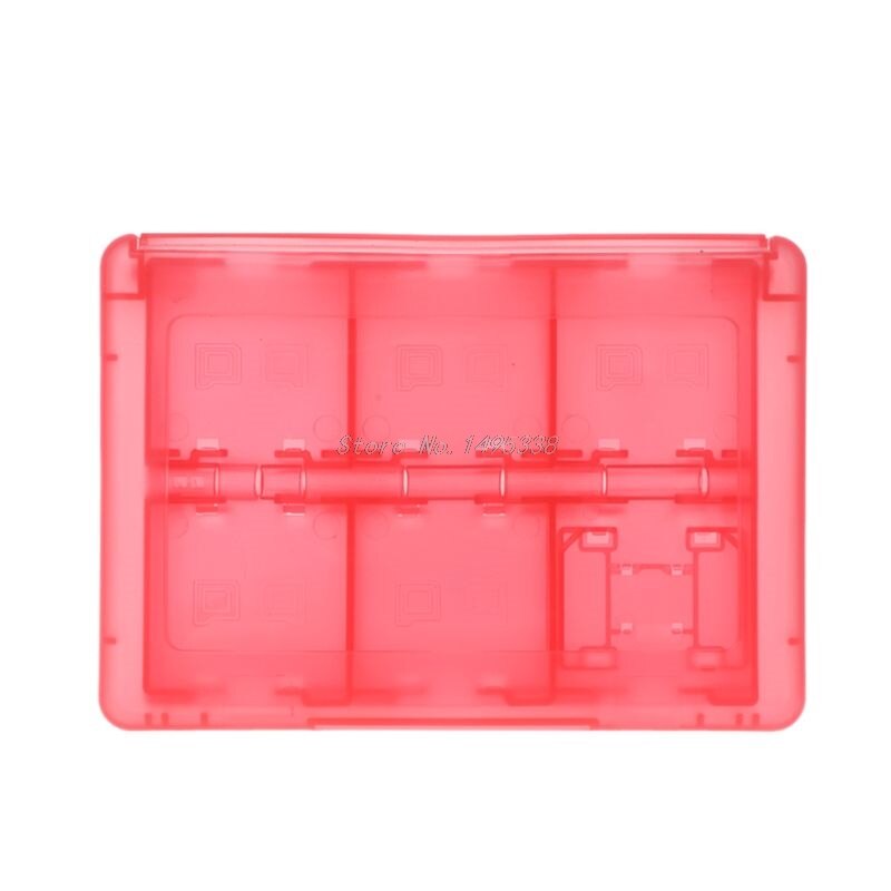 24in1 Custodia protettiva Carte Da Gioco Supporto Della Cartuccia Scatola di Immagazzinaggio dell'organizzatore Antiurto Borsette per Nintendo Interruttore 3DS 2DS/DS Lite/DSL: Rosso