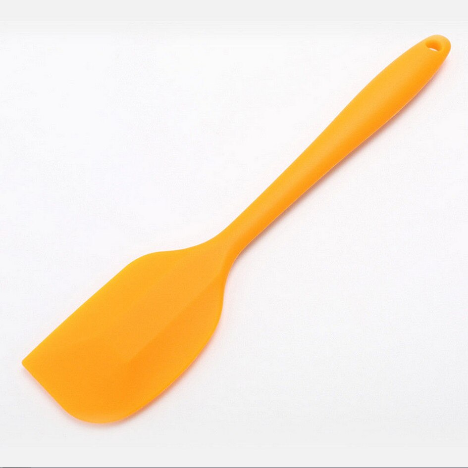 Produkt bagespatel mini lille silikonespatel og kold suppeske spatel bagning køkkenredskaber: Orange