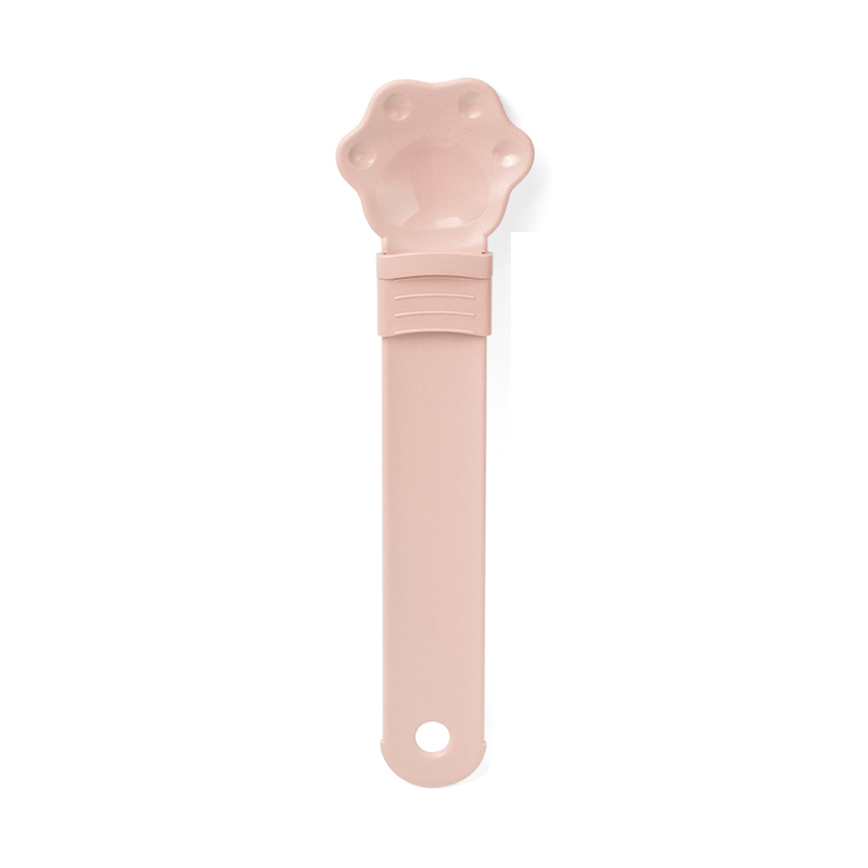 Cat Strip Squeeze Cat Strip Feeder Cat Strip Happy Spoon Cat Wet Treat Squeeze Treat Spoon Dispense Spoon Pet Spoons Cat Feeder: Pink