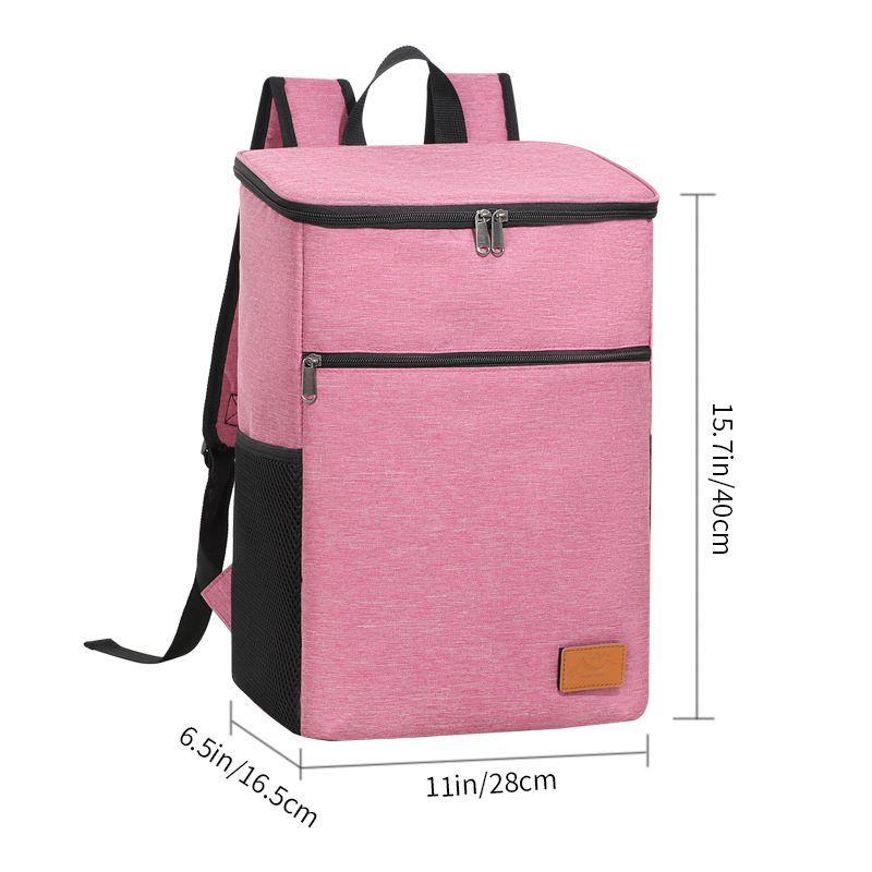 Bolsa térmica Extra grande para alimentos, bolsa refrigeradora, caja para refrigerador, mochila para conservación de alimentos frescos, bolsa fresca aislada: Azul cielo