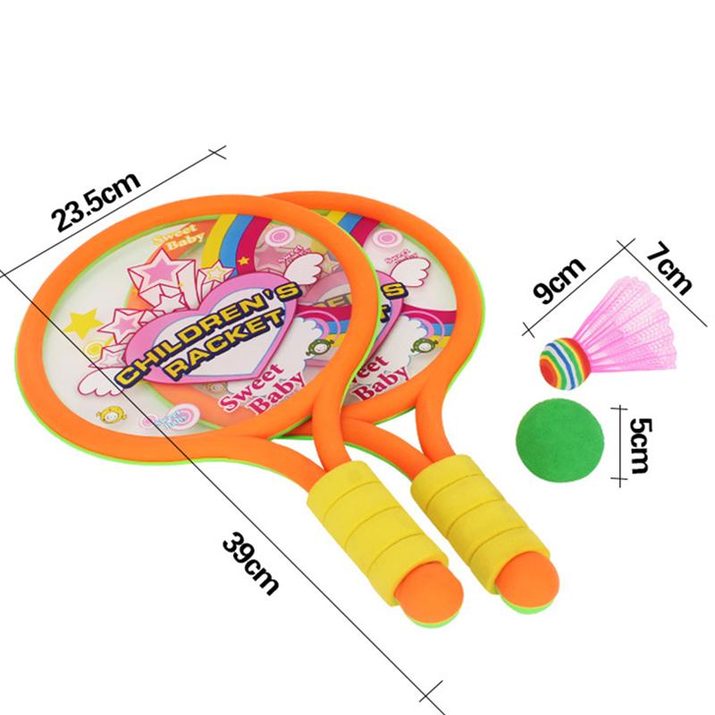 1 sæt racketlegetøj badmintonsæt til småbørn børn
