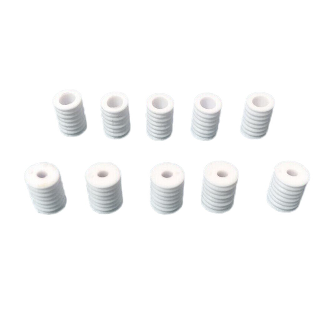 50PCS Rope Cord Lock Plastic Stopper Cord End Toggle Clip Buckle Drawstrings Elastic Cord Adjuster Mask Elastic Buckle For Hat: White