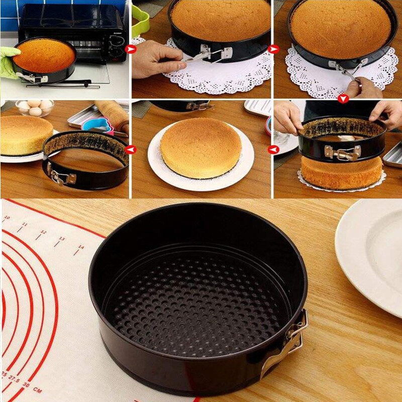 WALFOS Non-stick Cheesecake Pan Springform Pan with Removable Bottom/Leakproof Cake Pan Kitchen Accessories