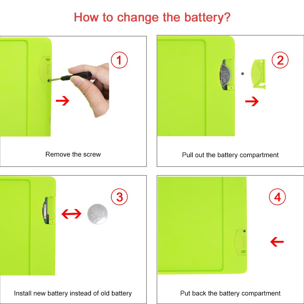 CHIAPL LCD Writing Tablet 12 Inch Electronic Digital Electronic Graphics Drawing Board Doodle Pad with Stylus Pen for kids