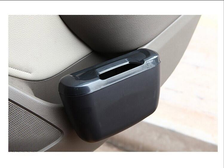 Car Styling Opening Car Waste Bin Vehicle Rubbish Dustbin Garbage Bin Trash Can Dust Bin Multifunctional Scraps Paper Organiser