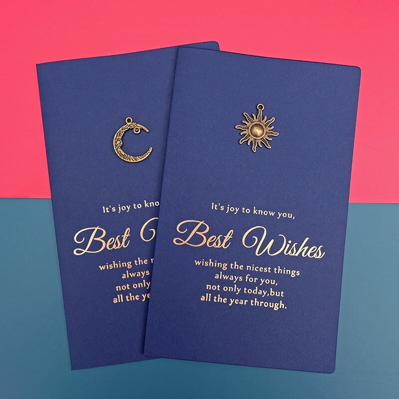 10Pcs Blue Wenskaart Postkaart Verjaardag Brief Envelop Jaar Card Set Bericht Kaart