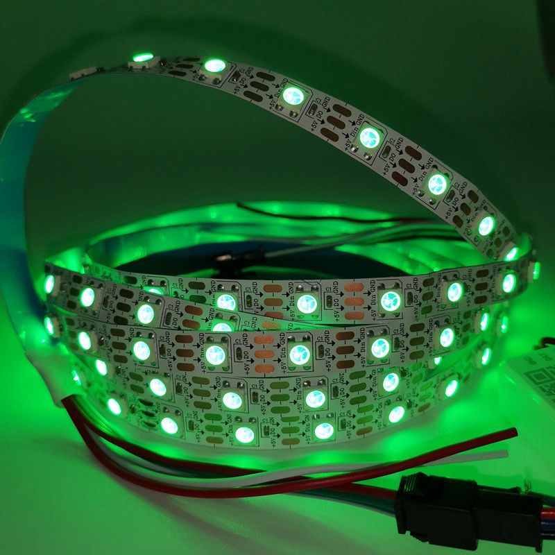 USB LED Strip RGB WS2812 WS2812B Addressable Pixel Tape 17Keys Remote Controller For TV Back Under Cabinet Lamp DC5V 1-5M