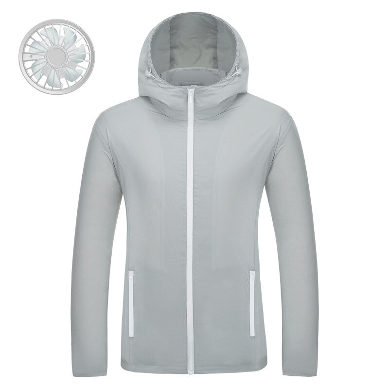 Airconditioning, visjack, usb-koelkast, geconditioneerde ventilator, hoge temperatuur buitenkleding, beschermende kleding tegen de zon: Xxl / H