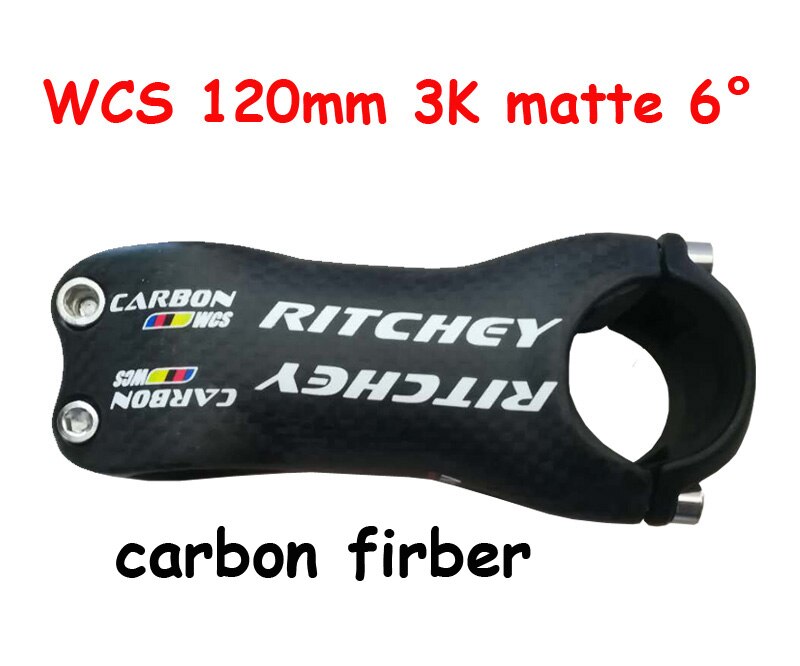 Carbon cykel frempind letvægts aluminium carbon fiber stigerør stang frempind landevej cykel frempind mtb styr frempinde 28.6-31.8mm freeshiping: Type b frempind 120 mat