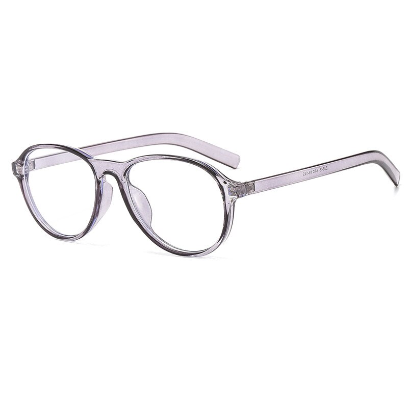 5 Kleuren Vintage Vlakte Brillen Ovale Vorm Pc Frame Spektakel Bril Mode Decoratieve Glazen