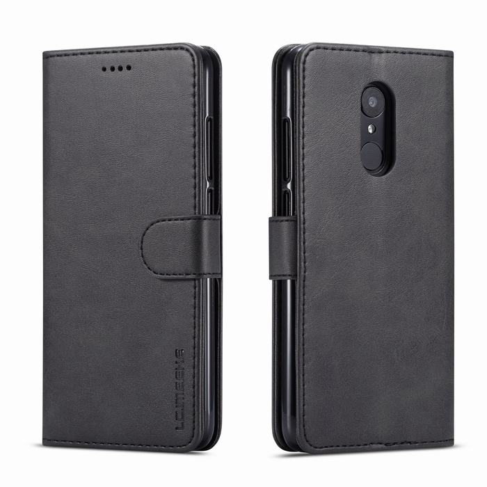 Caso di Vibrazione del cuoio Per Xiaomi redmi 5 xiomi redmi 5 Più Slot Per Schede Cassa Del Telefono Del Raccoglitore Della Copertura Per Coque Xiaomi redmi 5 Hoesje funda: For Redmi 5 / Black