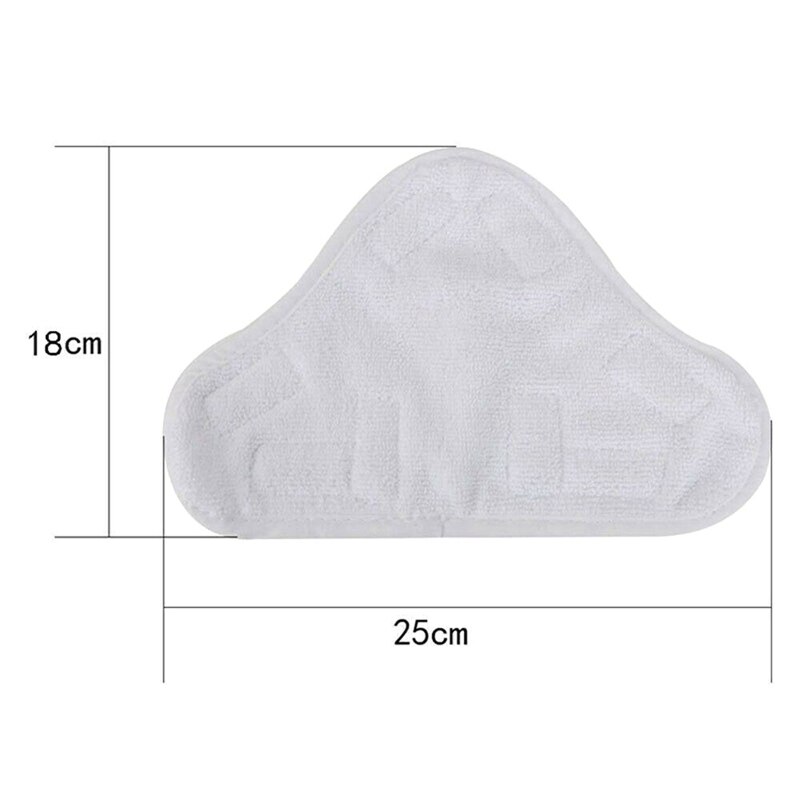 Cabezal de mopa de microfibra, almohadilla plana triangular, paño de limpieza, cubierta de repuesto para Shark H20 H2O X5, accesorios de limpiador a vapor, 1/2/3 piezas