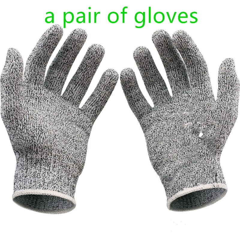 Metall Draht Gittergewebe Küche Metzger Sicherheit Handschuhe Anti-schneiden Handschuhe Sicherheit schneiden nachweisen Stichsichere Edelstahl schneiden-beständig: L
