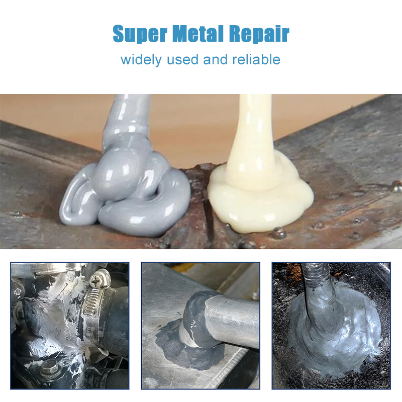 Magischer Reparaturkleber, AB-Kleber, Metall, starke Eisenbindung, hitzebeständig, Kaltschweißen, Gusskleber, langlebiger Klebstoff für Metallgegenstände