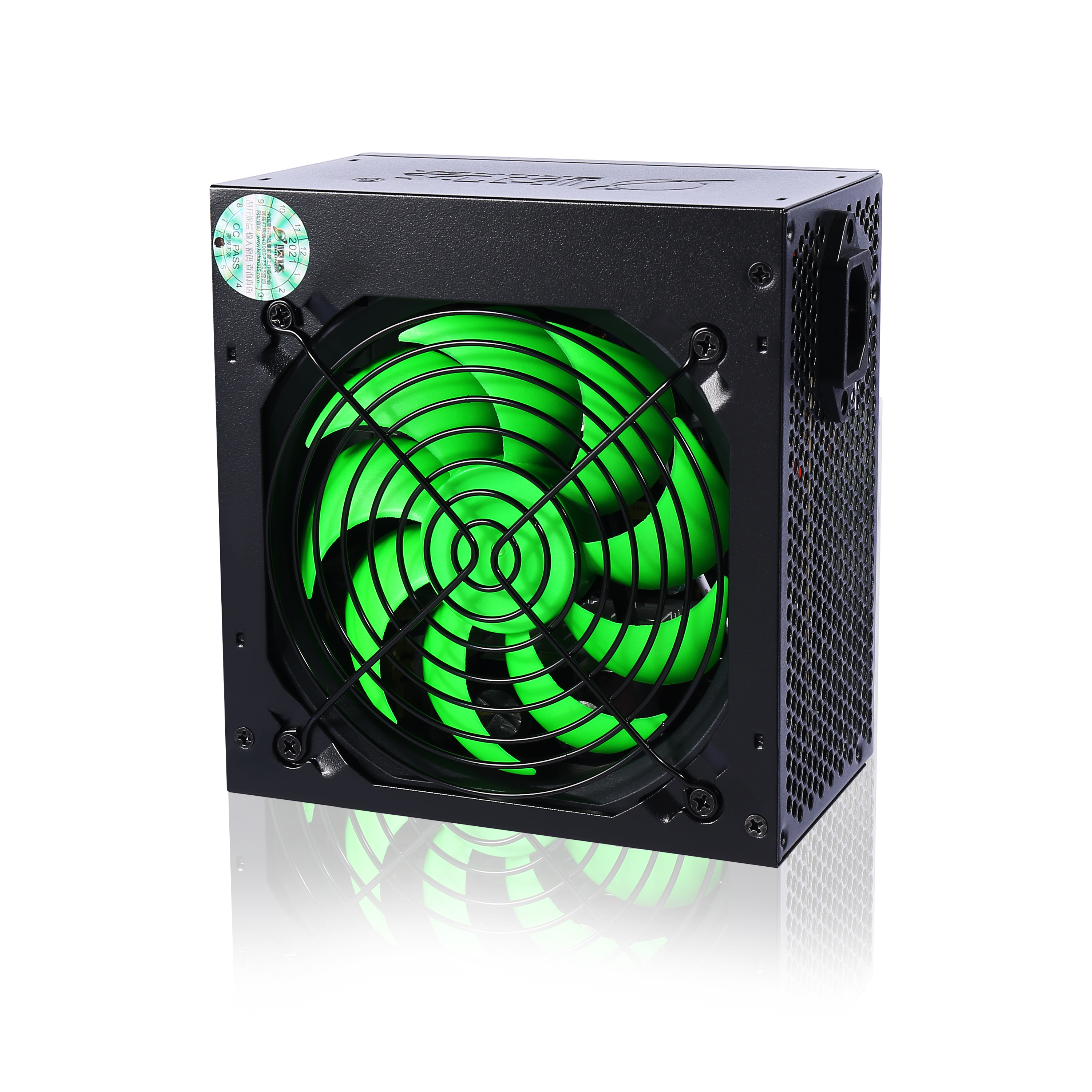 IWONGOU PC Power Supply Unit ATX Gaming PSU 12V Quiet 120mm rgb Fan 24pin BTC Desktop PC Power Source for PC 500W 4.9