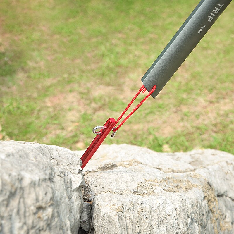 Outdoor Klimmen Hamer Aluminiumlegering Camping Tent Sky Gordijn Grond Nagel Hamer Multifunctionele Lichtgewicht En Draagbare