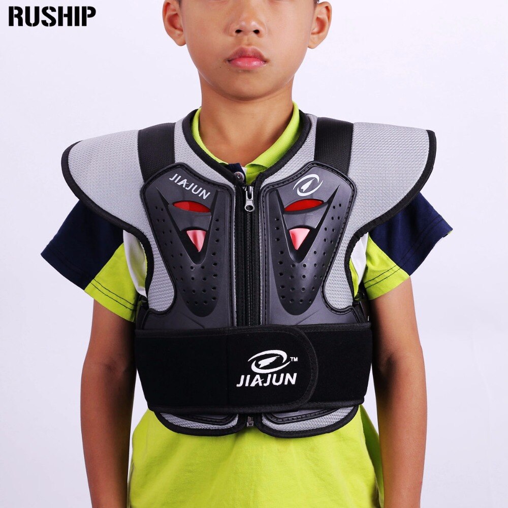 Colete de proteção profissional para crianças, suporte para costas, motocicleta, motocross, skate, proteção