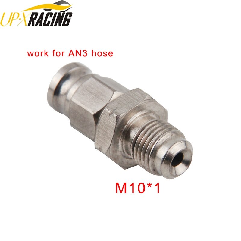 AN3 Motorcycle Motor Bike Hydraulic Brake Oil Hose Line Banjo Fitting m10x1 stainless Steel 10mm