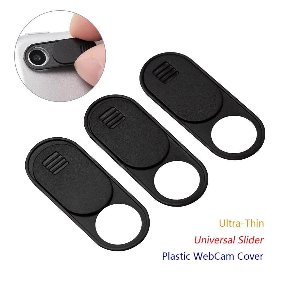 3/6/9PCS Plastic Ultra Thin WebCam Cover Self-adhesive Camera Shutter Magnet Slider Lens Privacy Sticker Phone Accessory