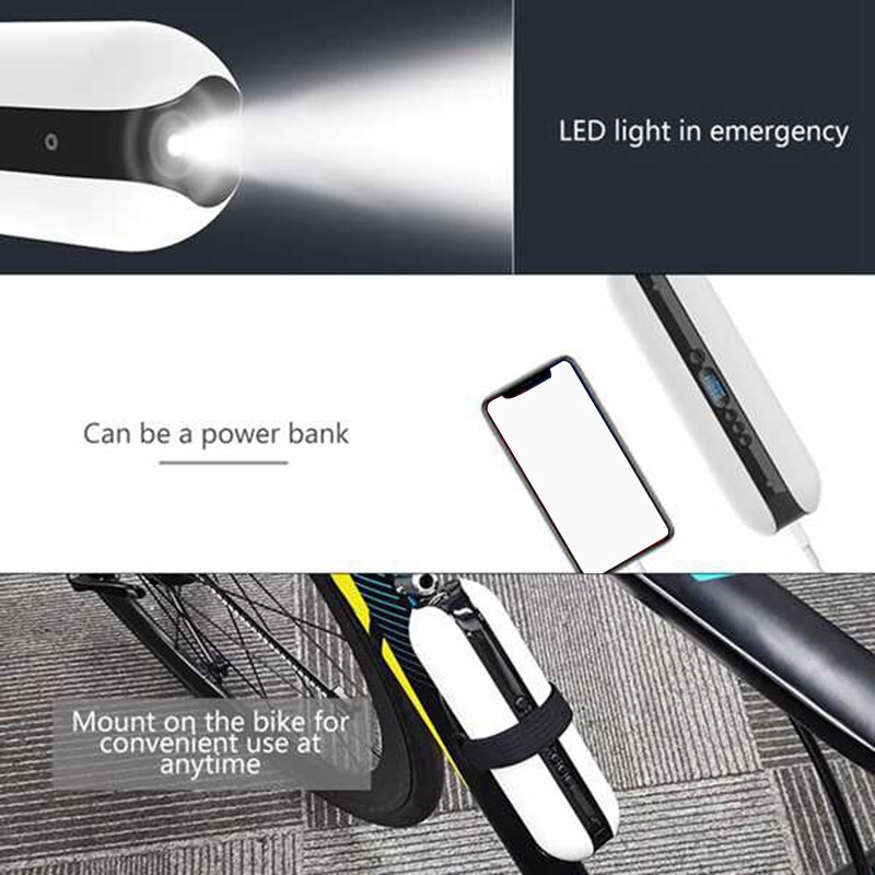 Auto fiets bal slimme luchtpomp luchtpomp oplaadbare luchtcompressor met lcd-scherm nauwkeurige draagbare pomp 150 psi