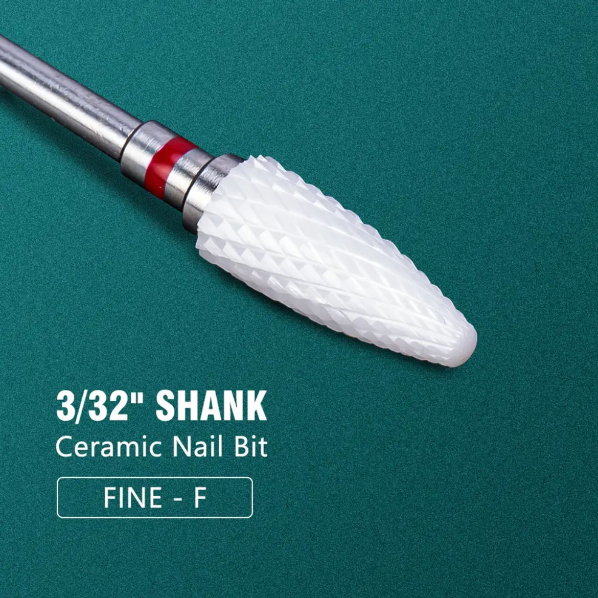 Broca de carburo de tungsteno para uñas, taladros eléctricos para manicura, fresa de cerámica, accesorios de pedicura, buena: Azul