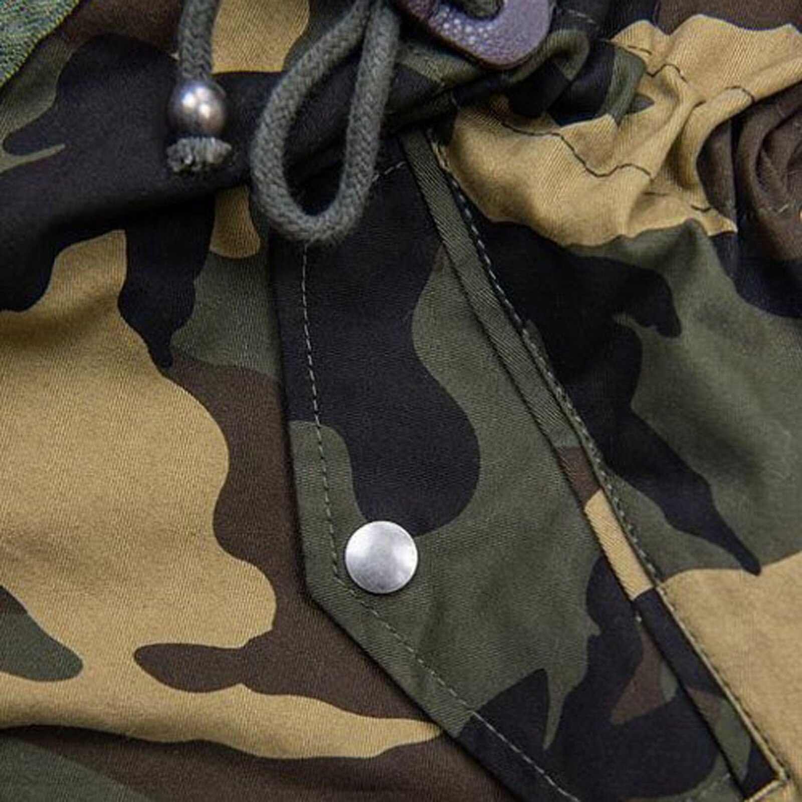 Women Casual Printing Hooded Jacket Tops Winter Long Sleeve Pocket Button Warm Coat Long Parka Mujer Casual Overcoat #T2G