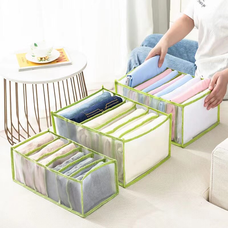 Home Foldable Clothes Closet Organizer Drawer Jeans Shirt Storage Boxs Cabinet organizer drawers Washable