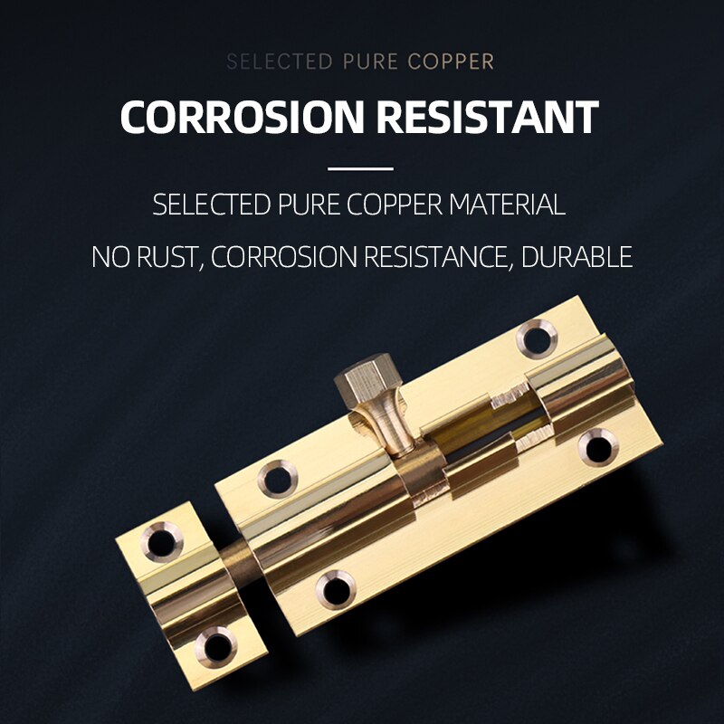 BETOCI Pure copper latch door lock lock bolt door latch old-fashioned wooden door window retro small latch lock latch hardware