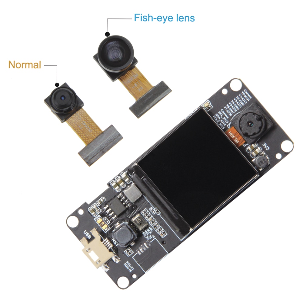 Lilygo ttgo t camera plus esp32 dowdq6 8mb spram grandado