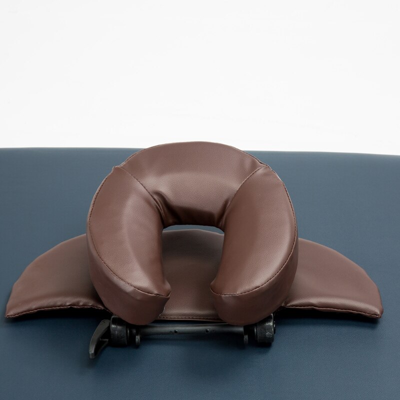 Kit de Massage à domicile, appui-tête réglable de luxe, oreiller facial, Massage à domicile, coussin de repos pour table: Brown