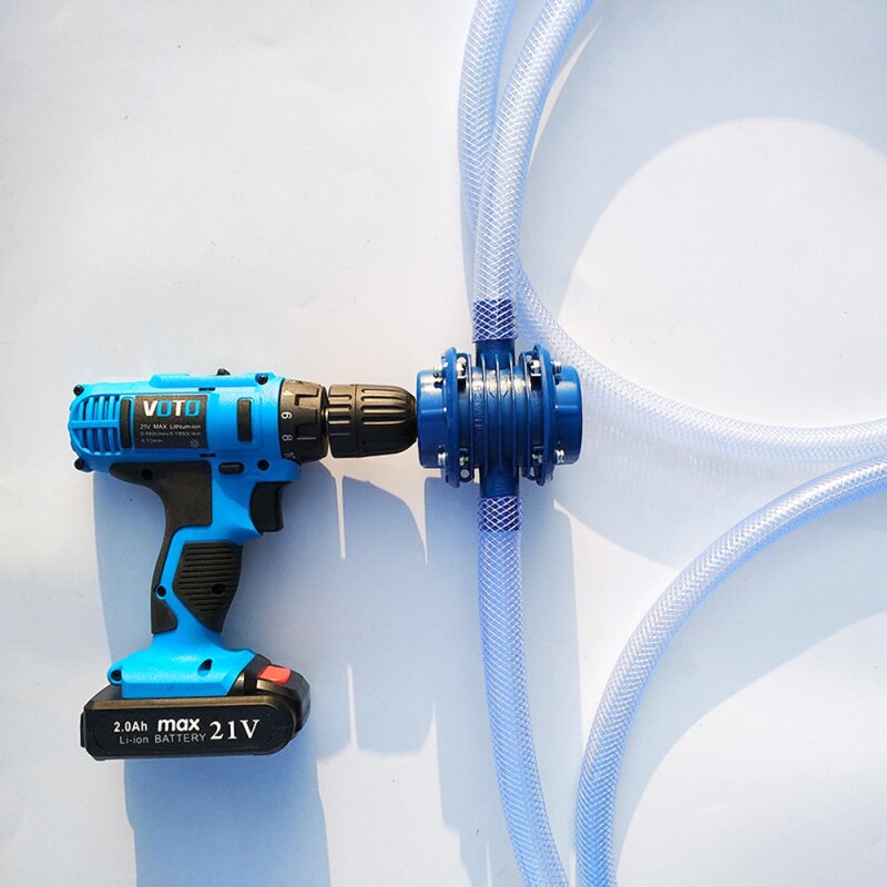 Self-Priming Hand Electric Drill Water Pump Miniature Self-Priming Home Garden Small Pumping Heavy Duty Centrifugal Pumps