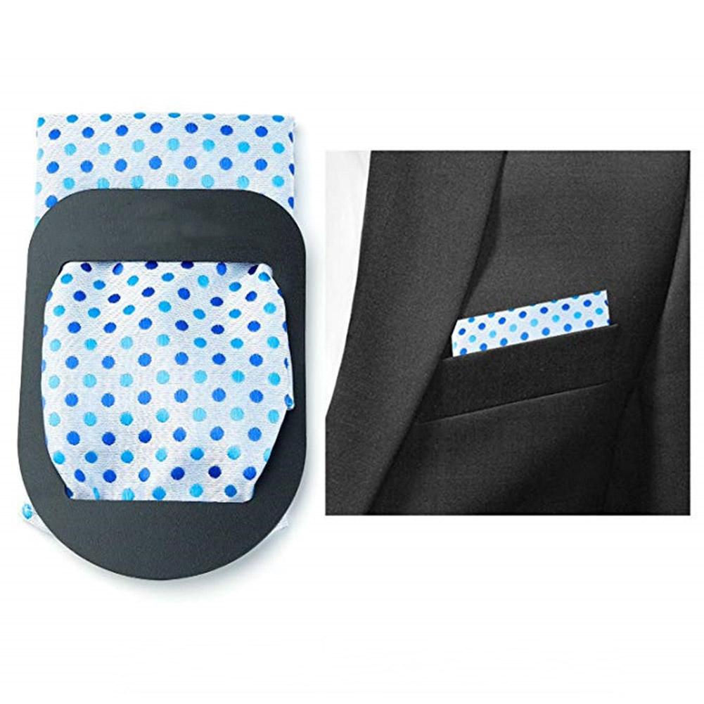 3Pcs Simple Fixed Strap Men Suit Pocket Handkerchief Fixed Clip Board Handkerchief Support Board Fixing Plate