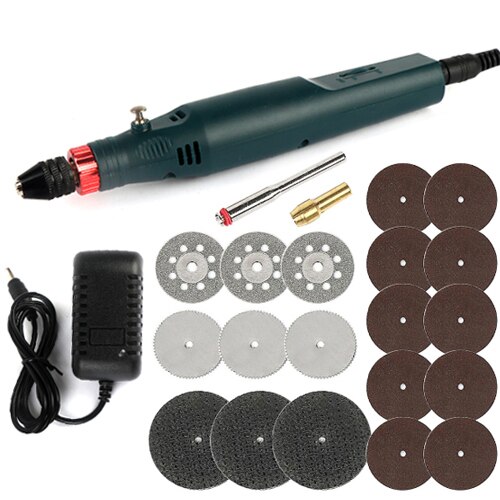 TUNGFULL Dremel Drill Engraving Kit 18V Hand-held Mini Drill Rotary Tool Electric Tools China Electric Hand Drill: DZ068with21pcs